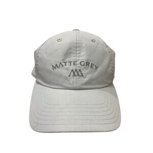 Matte Grey Modern. Recreation Co. Unisex Golf Adjustable Hat